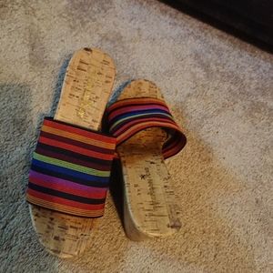 Wedge slip ons